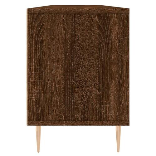 Tv-bord 150x30x44,5 cm konstrueret træ brun egetræsfarve