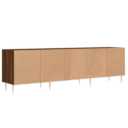 Tv-bord 150x30x44,5 cm konstrueret træ brun egetræsfarve