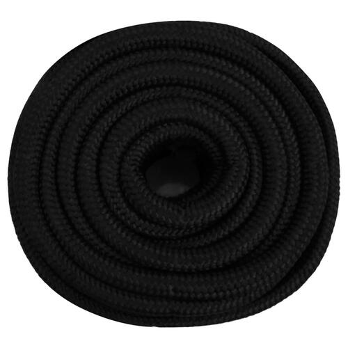 Arbejdsreb 20 mm 25 m polyester sort