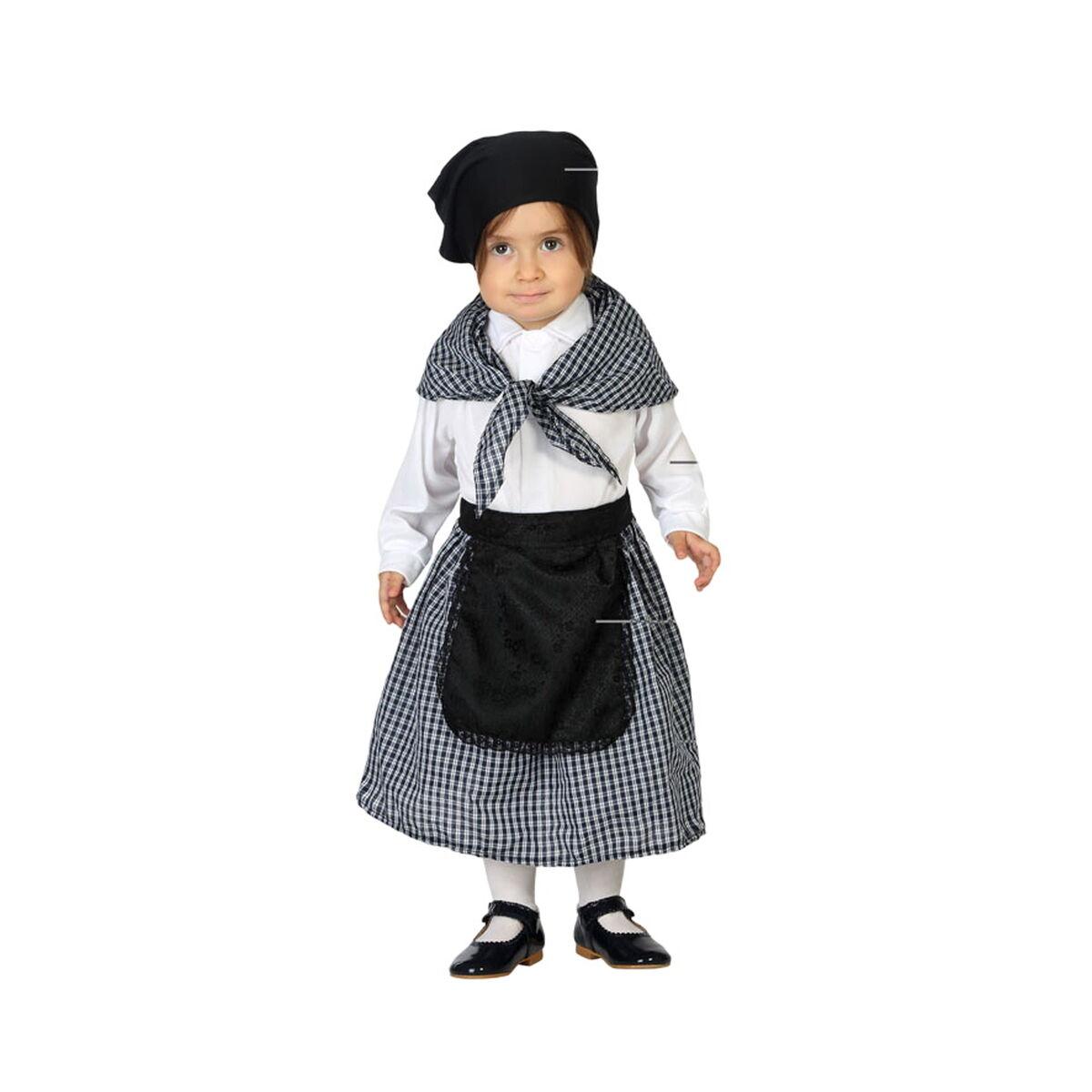 Baby kostume - Sort “Gammel kvinde”, 24+ mdr (24 mdr)