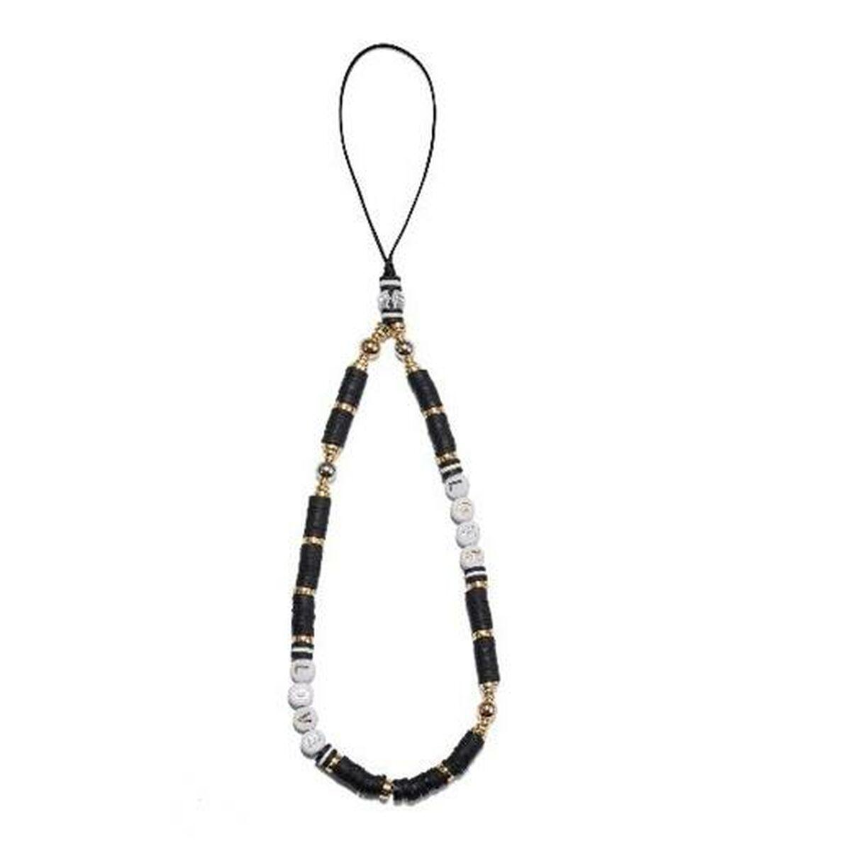 Celly nøglespil - sort plastik nøglerem