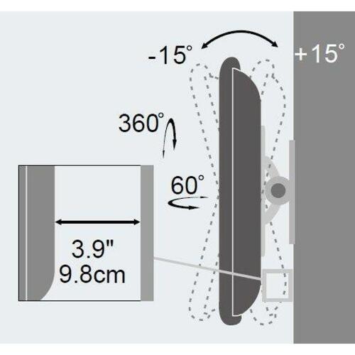 Tablet-holder Techly 301849 Sort (1 enheder)
