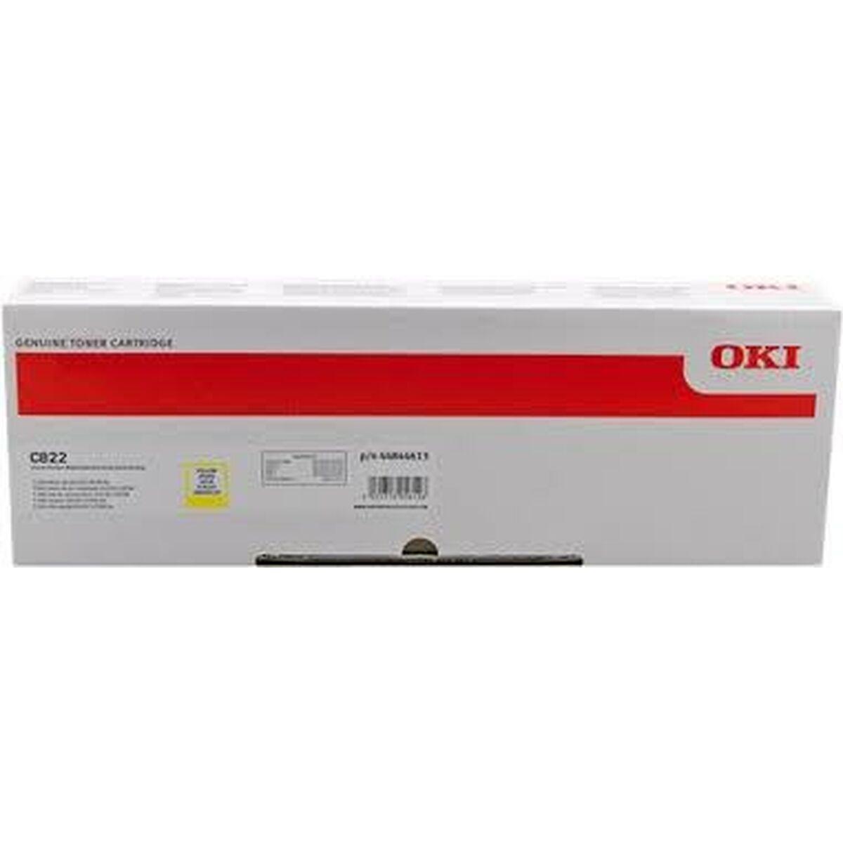 Original toner OKI C822 Gul (1 enheder)