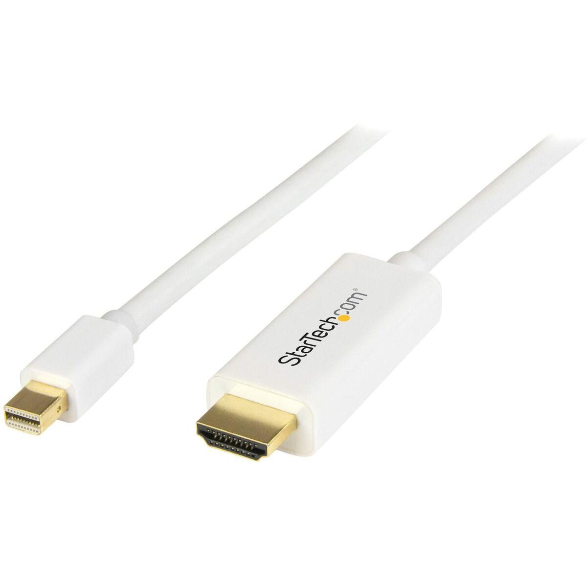 Startech Mini DisplayPort til HDMI kabeladapter 2 m - hvid