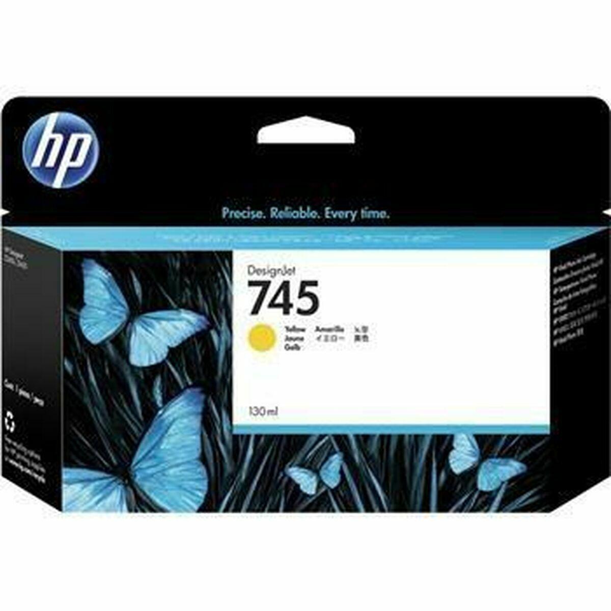 HP DesignJet 745 blækpatron - Gul, 130 ml (Original) billede