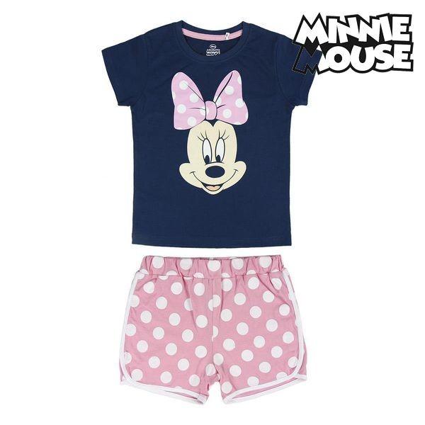 Børnepyjamasser Minnie Mouse 73728 Marineblå 8 år