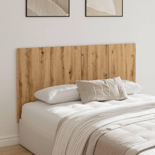 Sengegavl 160 × 1,5 × 80 cm i konstrueret træ - kunsteg