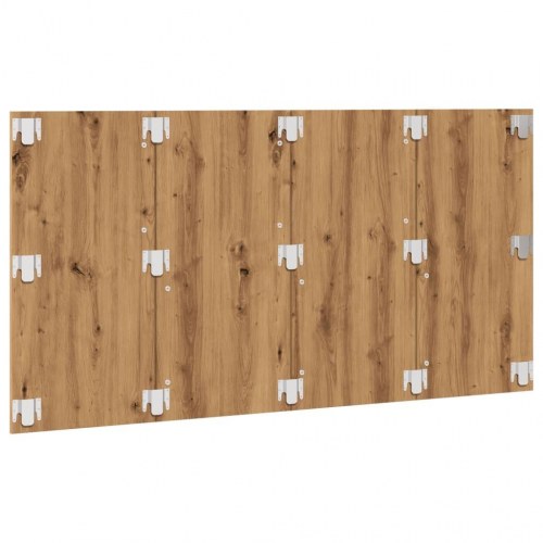 Sengegavl 160 × 1,5 × 80 cm i konstrueret træ - kunsteg