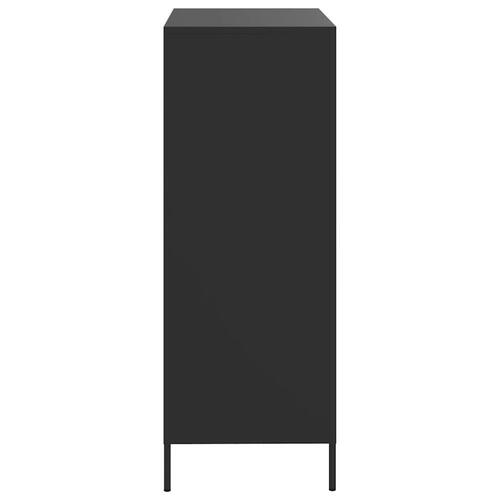 Skab 68x39x101,5 cm stål sort