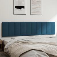 Gavlpude 200 cm velour blå