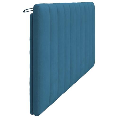 Gavlpude 200 cm velour blå