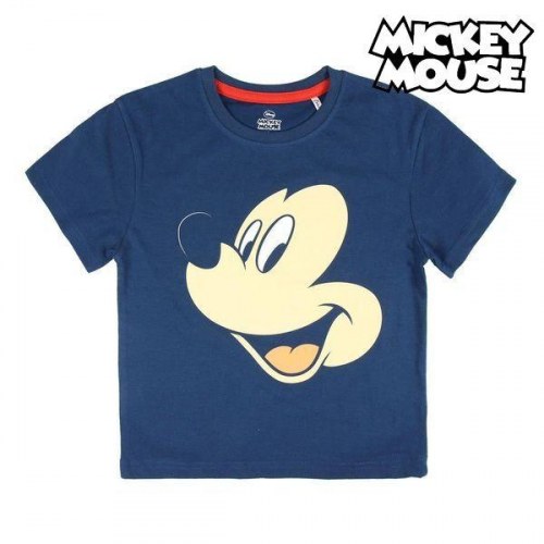 Mickey Mouse børnepyjamas - marineblå/rød, 5 år, 100 % bomuld