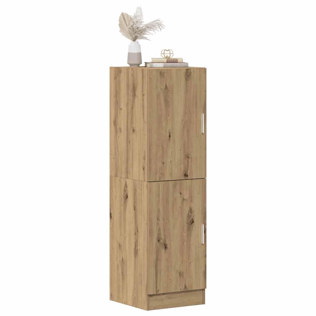 Køkkenskab 38x41,5x131,5 cm konstrueret træ kunsteg billede
