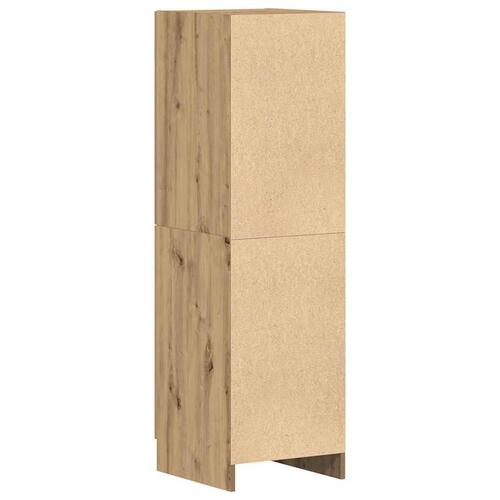 Køkkenskab 38x41,5x131,5 cm konstrueret træ kunsteg