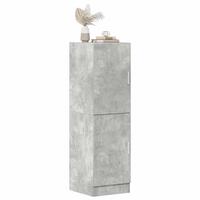 Køkkenskab 38x41,5x131,5 cm konstrueret træ betongrå