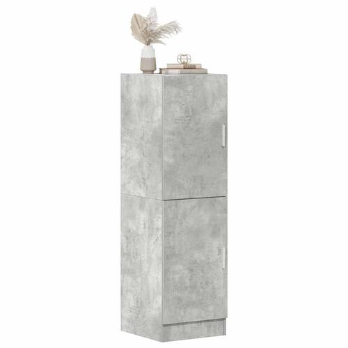 Køkkenskab 38x41,5x131,5 cm konstrueret træ betongrå