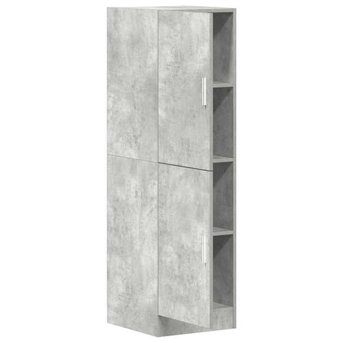 Køkkenskab 38x41,5x131,5 cm konstrueret træ betongrå
