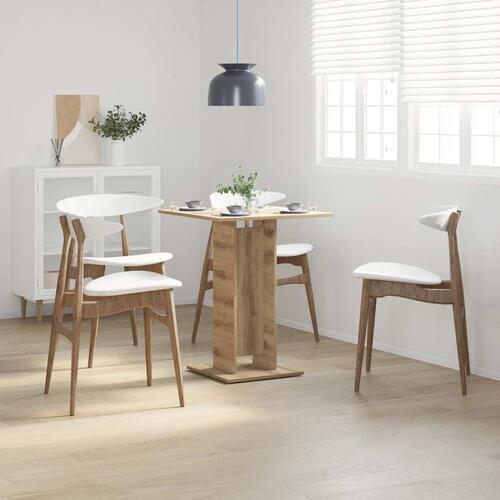 Bistrobord 60x60x75 cm konstrueret træ kunsteg