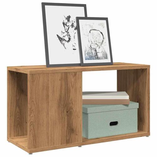 Tv-bord 60x24x32 cm konstrueret træ kunsteg