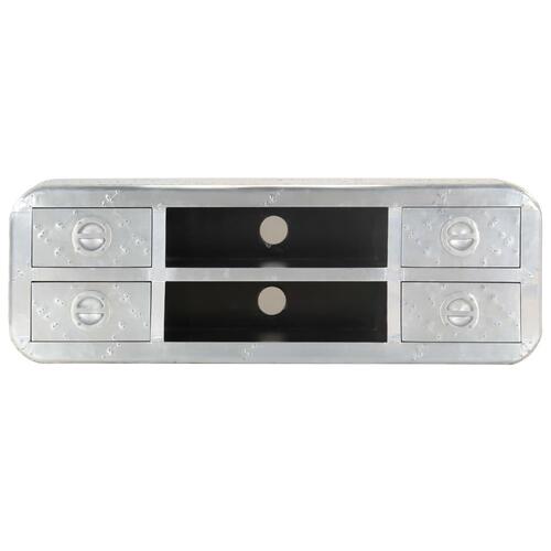 Aviator tv-bord vintage flyverstil 120 x 30 x 40 cm