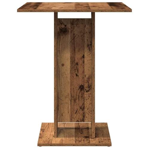 Bistrobord 60x60x75 cm konstrueret træ antikt træ