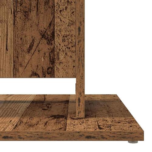 Bistrobord 60x60x75 cm konstrueret træ antikt træ