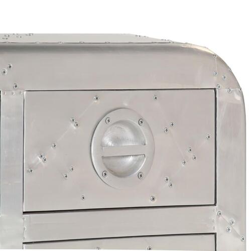 Aviator tv-bord vintage flyverstil 120 x 30 x 40 cm