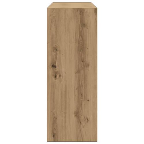 Konsolbord 78x30x80 cm konstrueret træ kunsteg