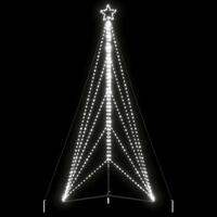 LED-juletræ 615 LED'er 404,5 cm koldt hvidt lys