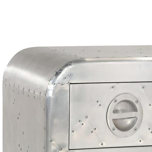 Aviator tv-bord vintage flyverstil 120 x 30 x 40 cm