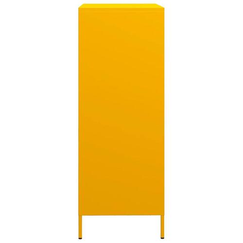 Højskab 68x39x101,5 cm stål sennepsgul