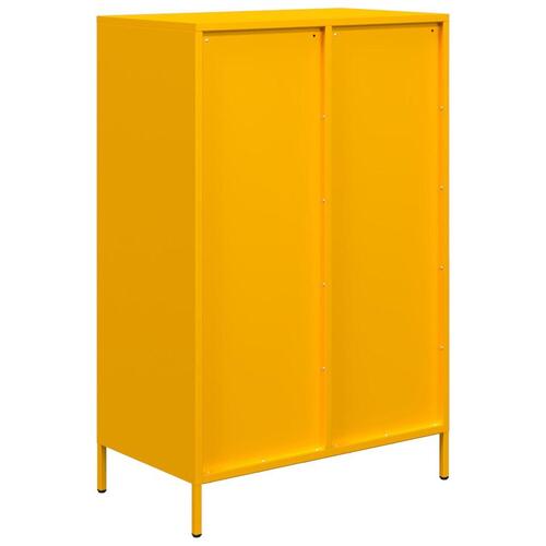 Højskab 68x39x101,5 cm stål sennepsgul