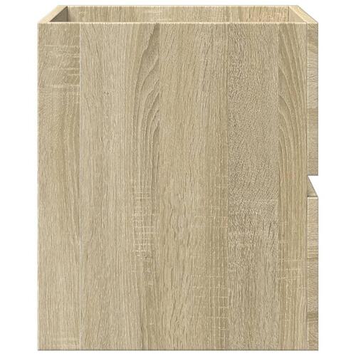 Skab til håndvask 41x38,5x45 cm konstrueret træ sonoma-eg