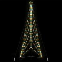 LED-juletræ 861 LED'er 478 cm farverigt lys