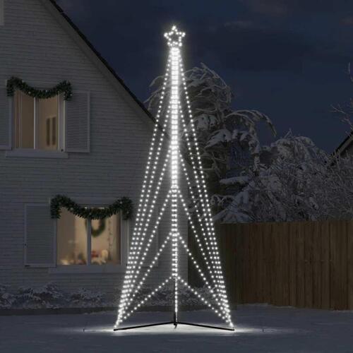 Juletræslys 861 LED'er 478 cm koldt hvidt lys