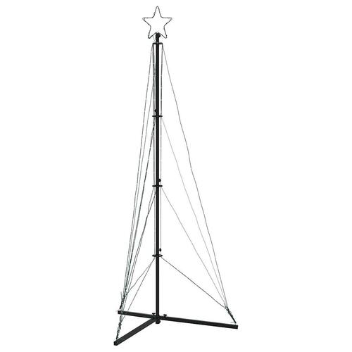 LED-juletræ 363 LED'er 182 cm blåt lys