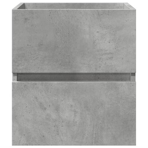 Skab til håndvask 41x38,5x45 cm konstrueret træ betongrå