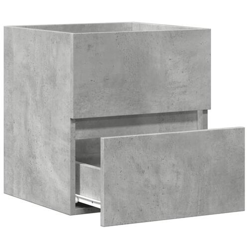 Skab til håndvask 41x38,5x45 cm konstrueret træ betongrå