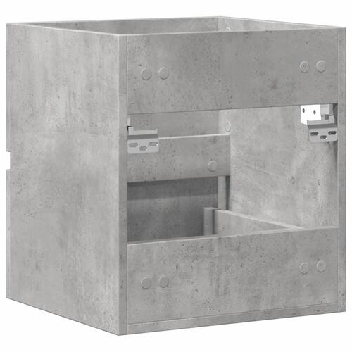 Skab til håndvask 41x38,5x45 cm konstrueret træ betongrå