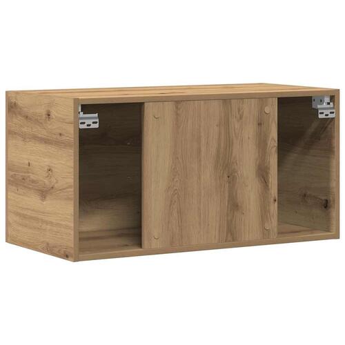 Vægskab 80x39x40 cm konstrueret træ kunsteg
