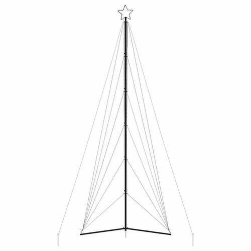 LED-juletræ 861 LED'er 478 cm varmt hvidt lys