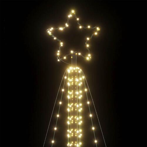 LED-juletræ 861 LED'er 478 cm varmt hvidt lys