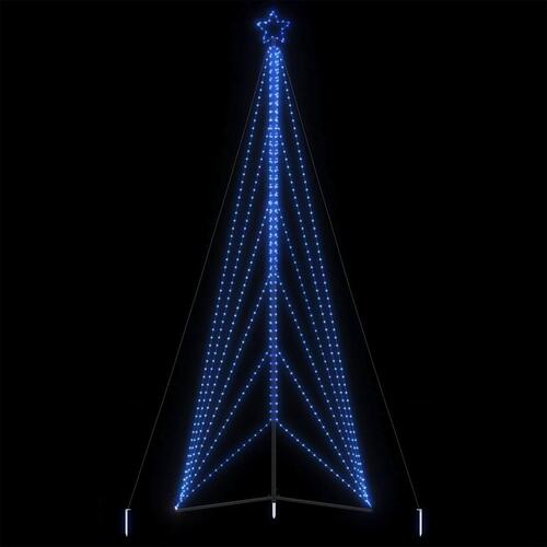 Juletræslys 861 LED'er 478 cm blå