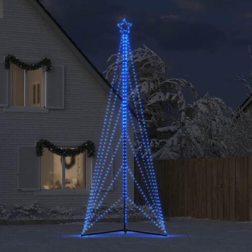 Juletræslys 861 LED'er 478 cm blå