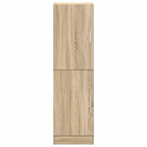 Køkkenskab 38x41,5x131,5 cm konstrueret træ røget egetræsfarve