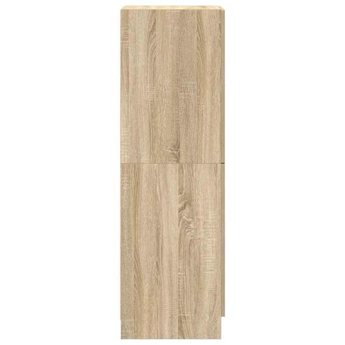 Køkkenskab 38x41,5x131,5 cm konstrueret træ røget egetræsfarve