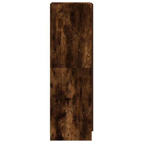 Køkkenskab 38x41,5x131,5 cm konstrueret træ røget egetræsfarve
