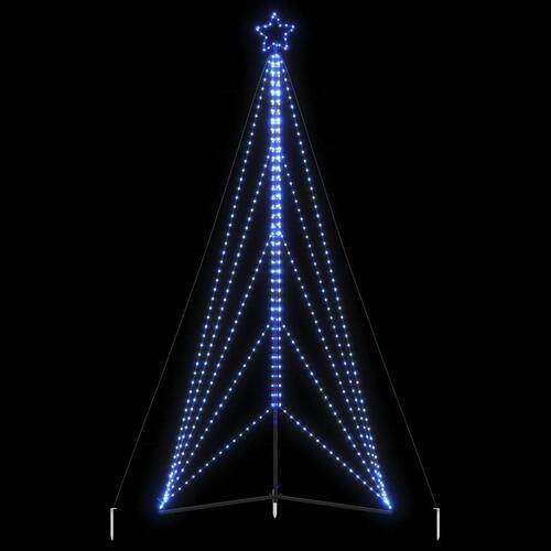 Juletræslys 615 LED'er 404,5 cm blå
