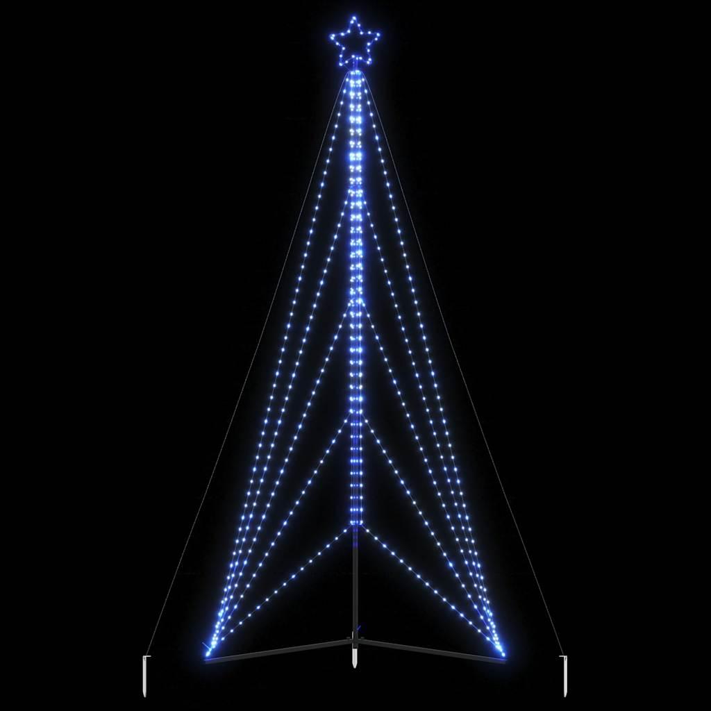 Juletræslys 615 LED'er 404,5 cm blå