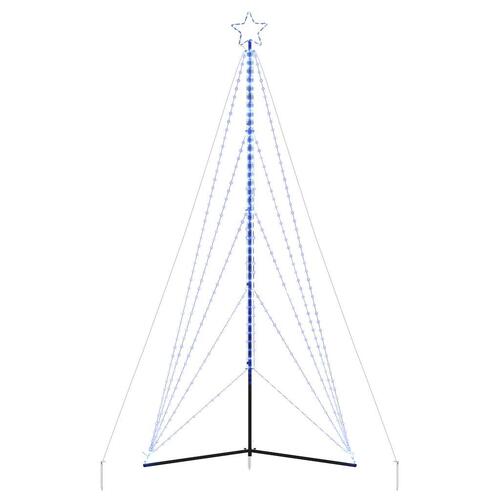 Juletræslys 615 LED'er 404,5 cm blå